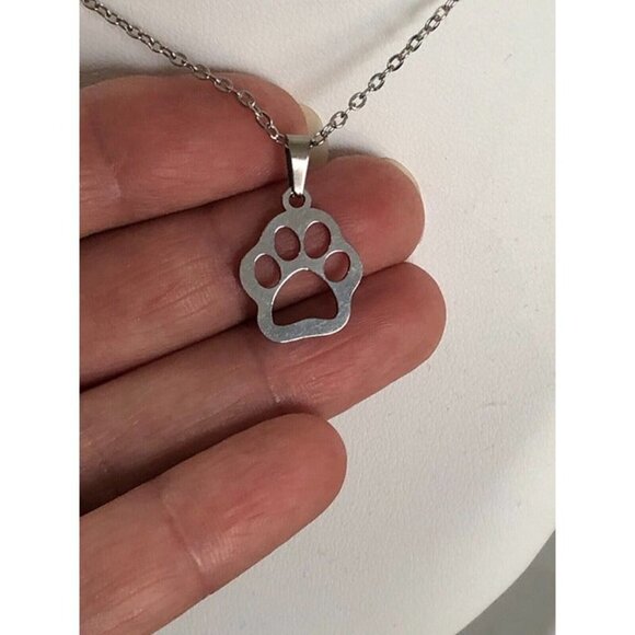 5/$20 Paw Print Necklace - Picture 3 of 5